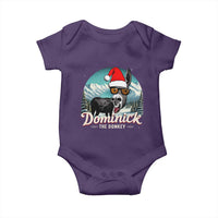 Christmas Italian Donkey Baby Onesie Funny Domick The Donkey Holiday Xmas - Wonder Print Shop