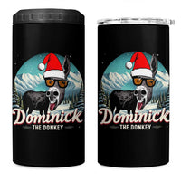 Christmas Italian Donkey 4 in 1 Can Cooler Tumbler Funny Domick The Donkey Holiday Xmas - Wonder Print Shop