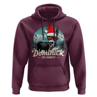 Christmas Italian Donkey Hoodie Funny Domick The Donkey Holiday Xmas - Wonder Print Shop