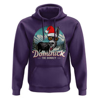 Christmas Italian Donkey Hoodie Funny Domick The Donkey Holiday Xmas - Wonder Print Shop