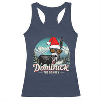 Christmas Italian Donkey Racerback Tank Top Funny Domick The Donkey Holiday Xmas - Wonder Print Shop