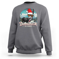Christmas Italian Donkey Sweatshirt Funny Domick The Donkey Holiday Xmas - Wonder Print Shop