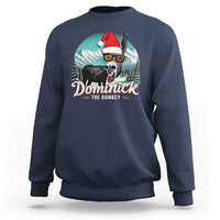 Christmas Italian Donkey Sweatshirt Funny Domick The Donkey Holiday Xmas - Wonder Print Shop