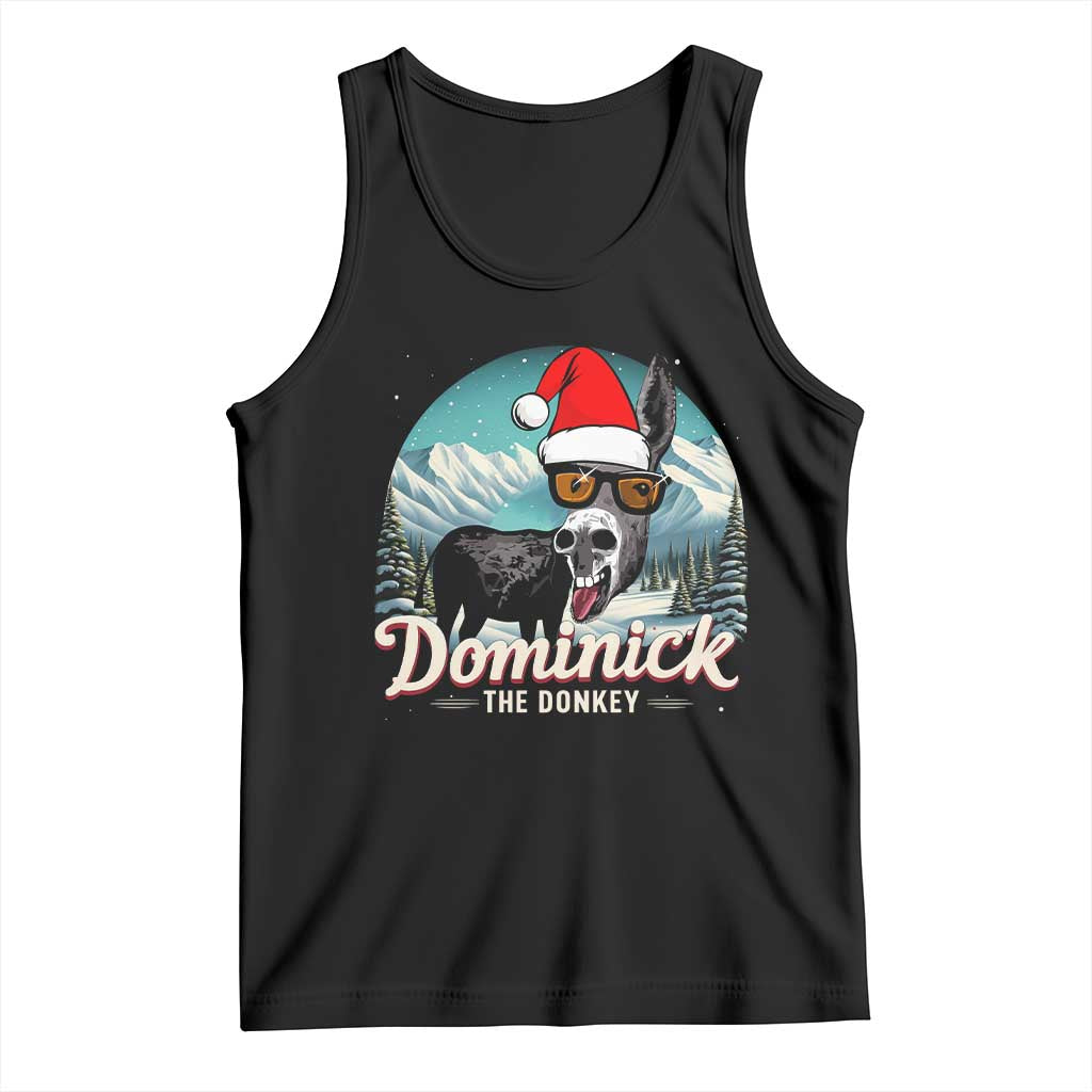 Christmas Italian Donkey Tank Top Funny Domick The Donkey Holiday Xmas - Wonder Print Shop