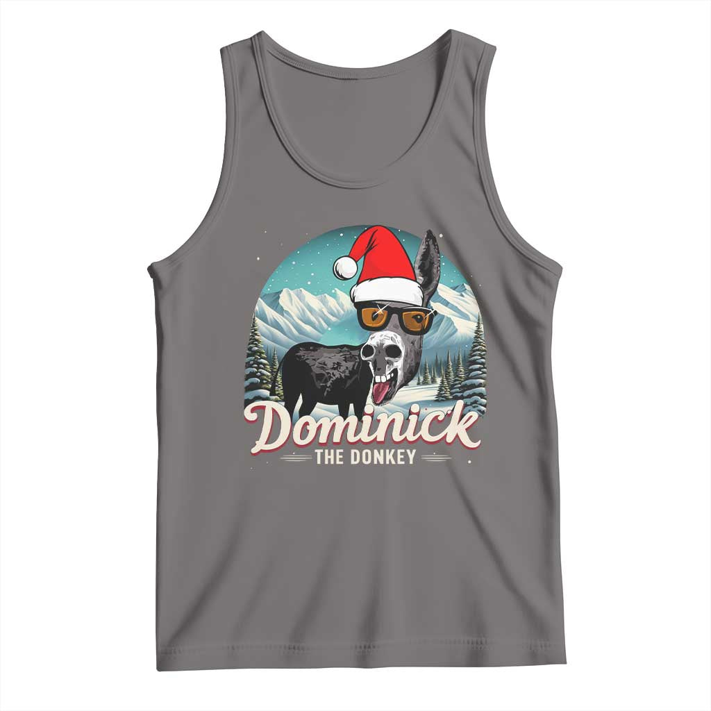 Christmas Italian Donkey Tank Top Funny Domick The Donkey Holiday Xmas - Wonder Print Shop