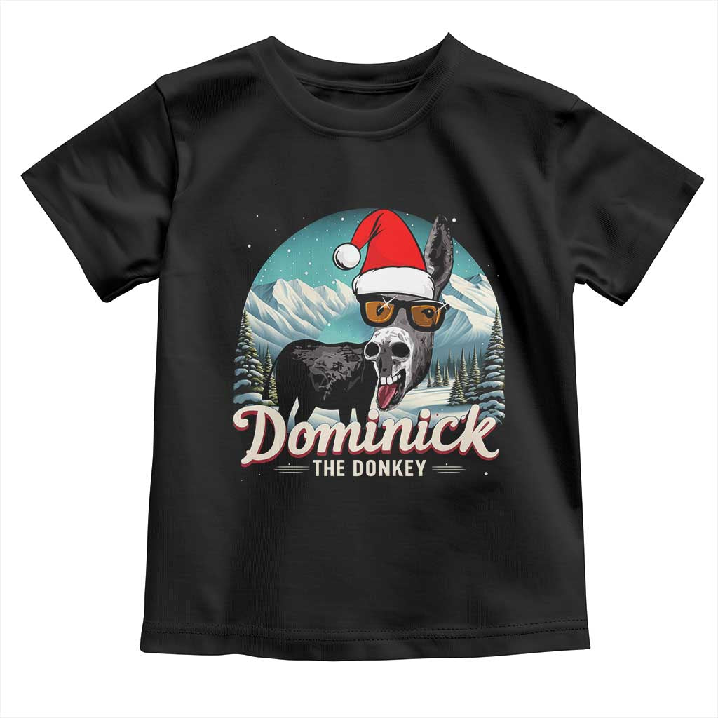 Christmas Italian Donkey Toddler T Shirt Funny Domick The Donkey Holiday Xmas - Wonder Print Shop