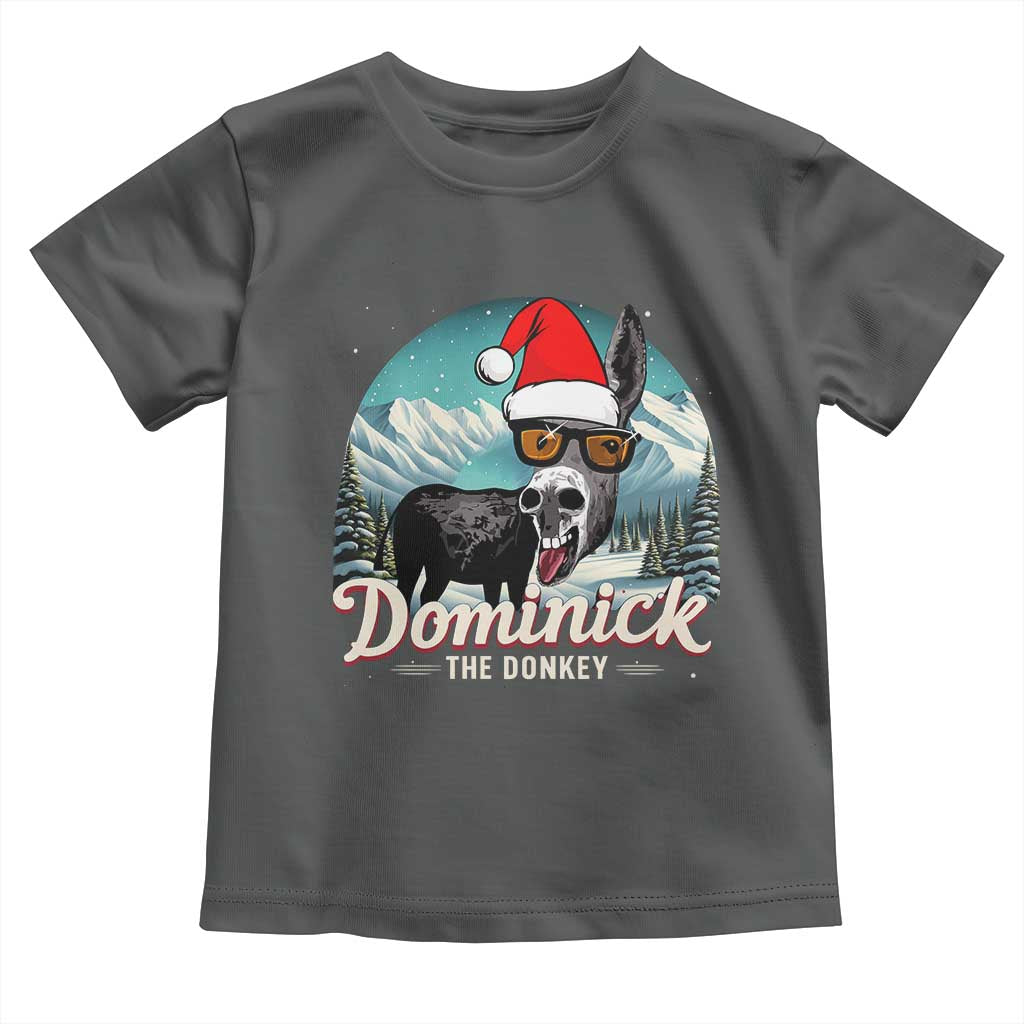 Christmas Italian Donkey Toddler T Shirt Funny Domick The Donkey Holiday Xmas - Wonder Print Shop