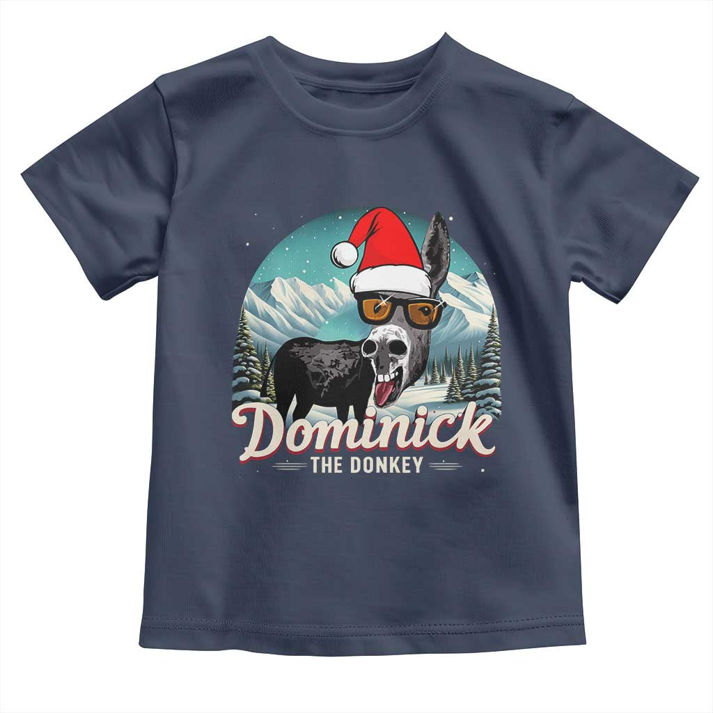 Christmas Italian Donkey Toddler T Shirt Funny Domick The Donkey Holiday Xmas - Wonder Print Shop