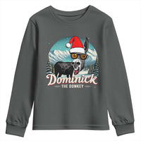 Christmas Italian Donkey Youth Sweatshirt Funny Domick The Donkey Holiday Xmas - Wonder Print Shop
