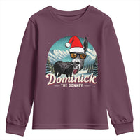 Christmas Italian Donkey Youth Sweatshirt Funny Domick The Donkey Holiday Xmas - Wonder Print Shop
