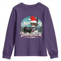 Christmas Italian Donkey Youth Sweatshirt Funny Domick The Donkey Holiday Xmas - Wonder Print Shop