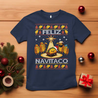 Funny Tacos Christmas Nativity Scene T Shirt Feliz Navitaco Mexican Food - Wonder Print Shop