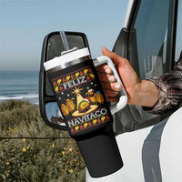Funny Tacos Christmas Nativity Scene Tumbler With Handle Feliz Navitaco Mexican Food - Wonder Print Shop