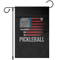 Pickleball Lover Vintage American Flag Garden Flag 4th of July - Wonder Print Shop
