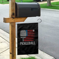 Pickleball Lover Vintage American Flag Garden Flag 4th of July - Wonder Print Shop