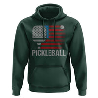 Pickleball Lover Vintage American Flag Hoodie 4th of July - Wonder Print Shop