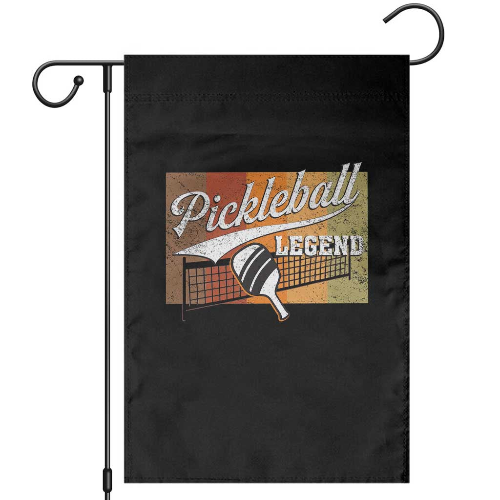 Funny Pickleball Legend Garden Flag Pickleball Player Retro Sport Lover - Wonder Print Shop