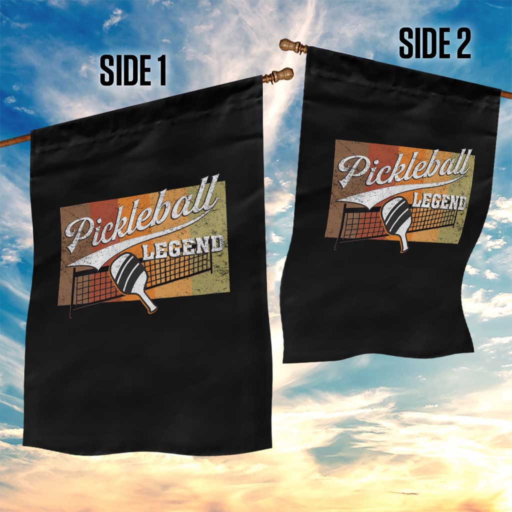 Funny Pickleball Legend Garden Flag Pickleball Player Retro Sport Lover - Wonder Print Shop