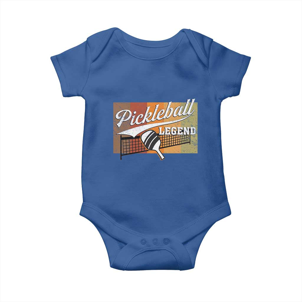 Funny Pickleball Legend Baby Onesie Pickleball Player Retro Sport Lover - Wonder Print Shop
