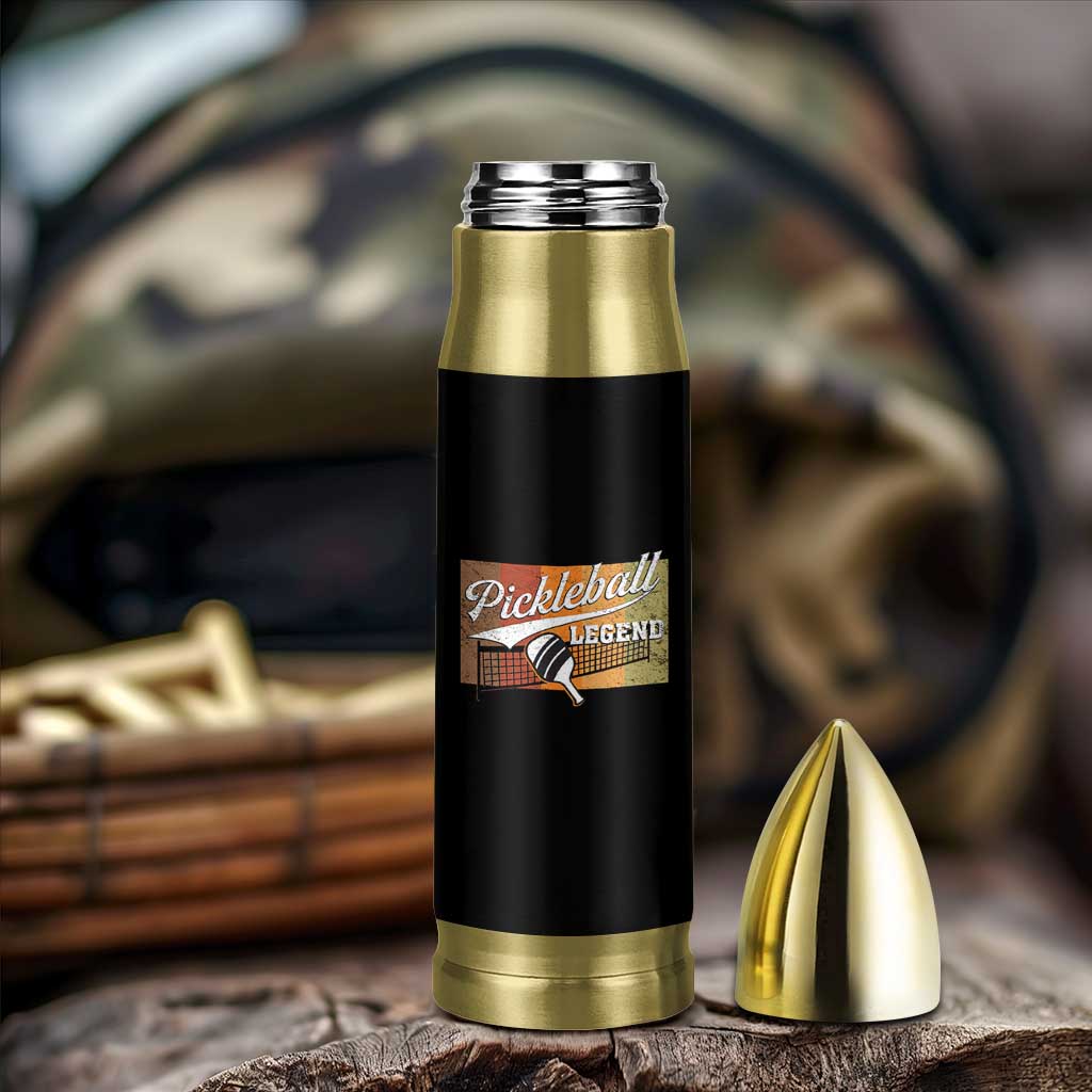 Funny Pickleball Legend Bullet Tumbler Pickleball Player Retro Sport Lover - Wonder Print Shop