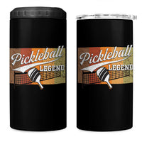 Funny Pickleball Legend 4 in 1 Can Cooler Tumbler Pickleball Player Retro Sport Lover - Wonder Print Shop