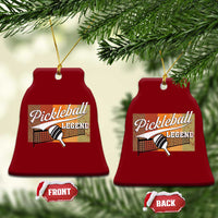 Funny Pickleball Legend Ceramic Ornament Pickleball Player Retro Sport Lover - Wonder Print Shop