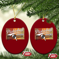 Funny Pickleball Legend Ceramic Ornament Pickleball Player Retro Sport Lover - Wonder Print Shop