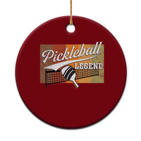 Funny Pickleball Legend Ceramic Ornament Pickleball Player Retro Sport Lover - Wonder Print Shop