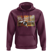 Funny Pickleball Legend Hoodie Pickleball Player Retro Sport Lover - Wonder Print Shop