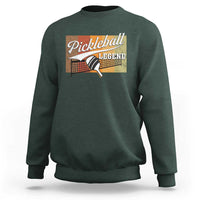 Funny Pickleball Legend Sweatshirt Pickleball Player Retro Sport Lover - Wonder Print Shop