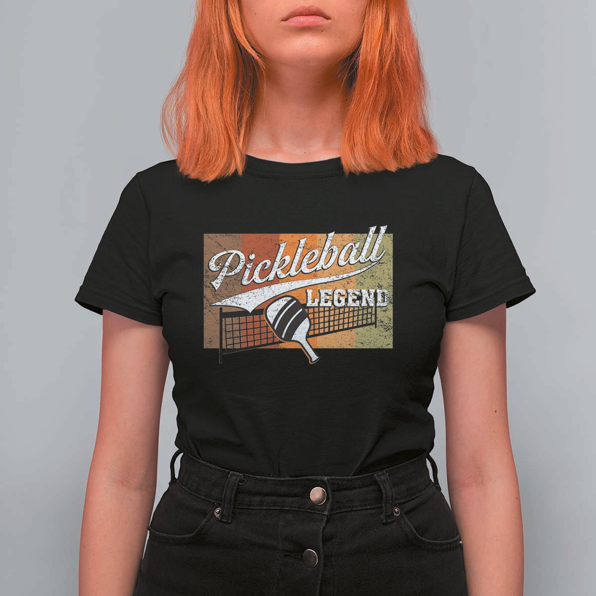 Funny Pickleball Legend T Shirt For Women Pickleball Player Retro Sport Lover - Wonder Print Shop
