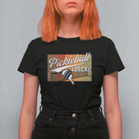 Funny Pickleball Legend T Shirt For Women Pickleball Player Retro Sport Lover - Wonder Print Shop