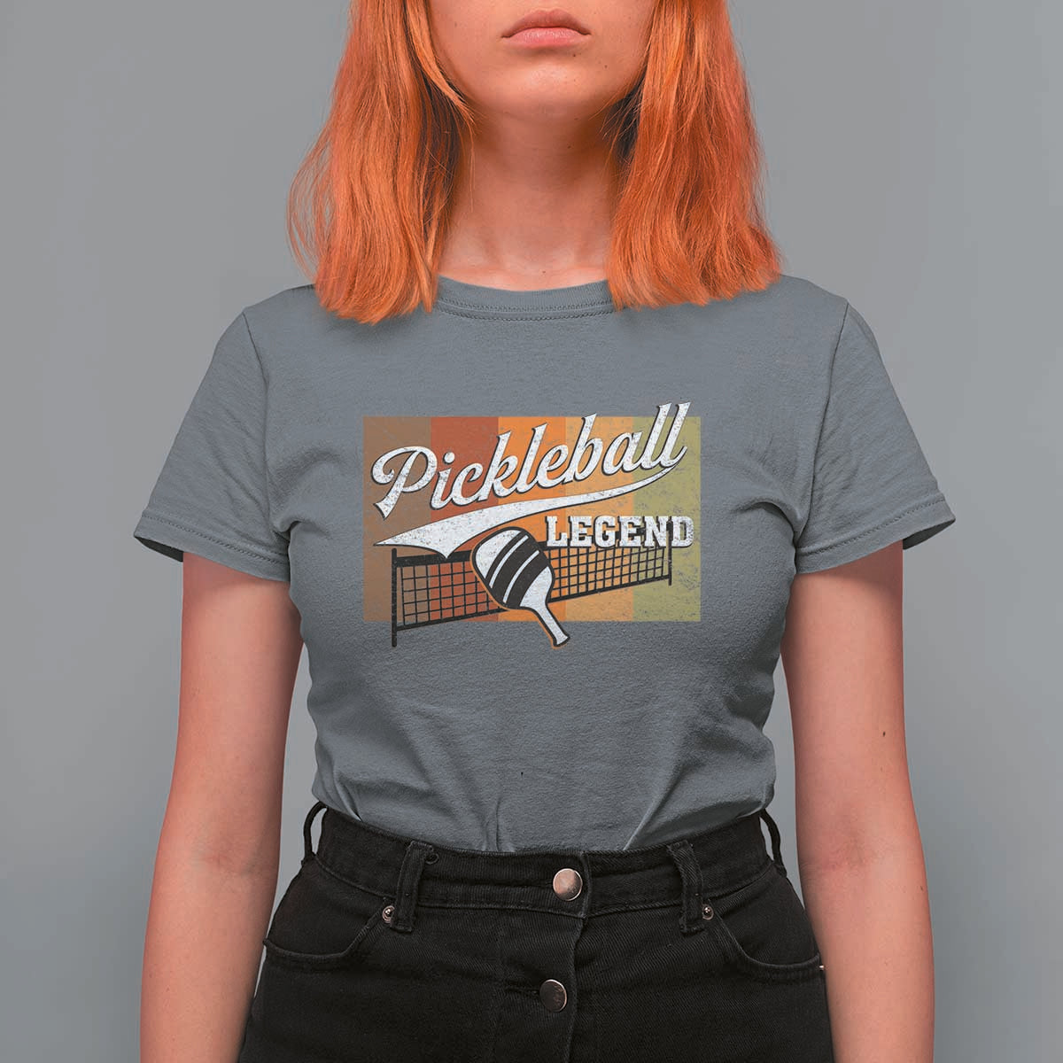 Funny Pickleball Legend T Shirt For Women Pickleball Player Retro Sport Lover - Wonder Print Shop