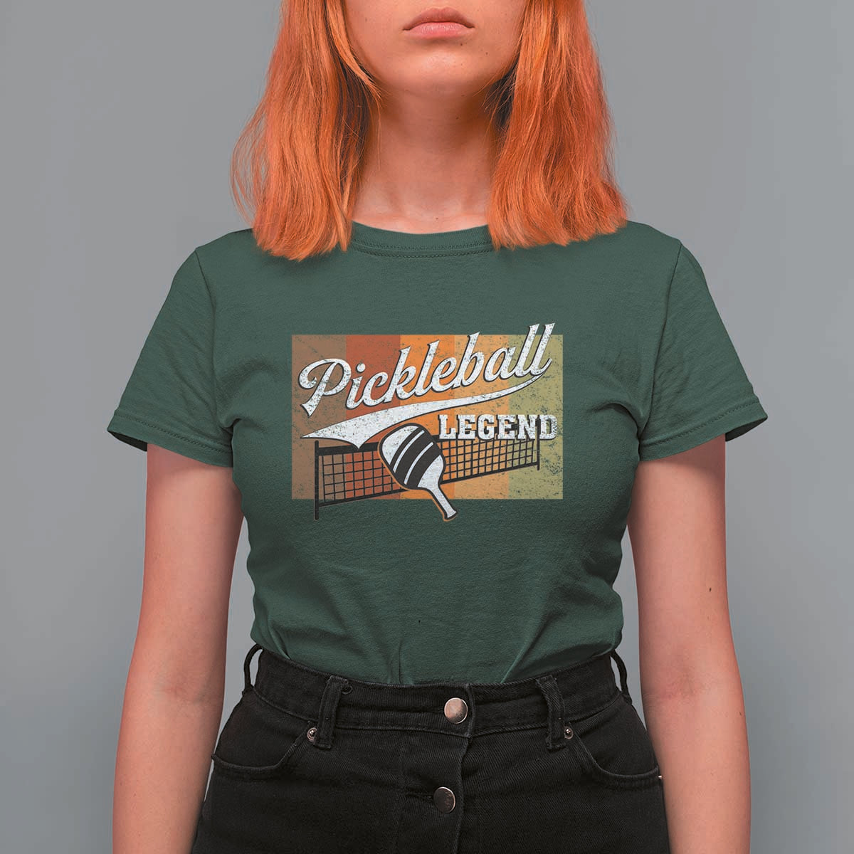 Funny Pickleball Legend T Shirt For Women Pickleball Player Retro Sport Lover - Wonder Print Shop