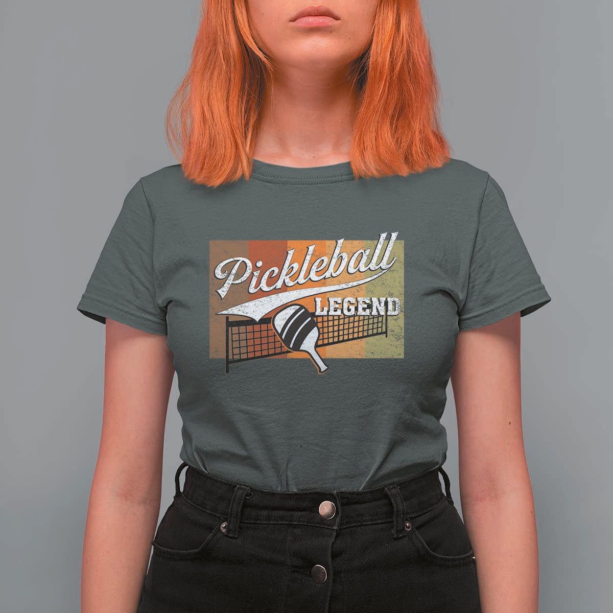 Funny Pickleball Legend T Shirt For Women Pickleball Player Retro Sport Lover - Wonder Print Shop