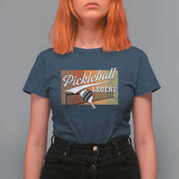 Funny Pickleball Legend T Shirt For Women Pickleball Player Retro Sport Lover - Wonder Print Shop