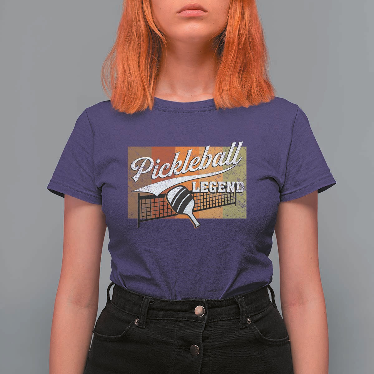 Funny Pickleball Legend T Shirt For Women Pickleball Player Retro Sport Lover - Wonder Print Shop
