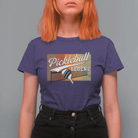 Funny Pickleball Legend T Shirt For Women Pickleball Player Retro Sport Lover - Wonder Print Shop