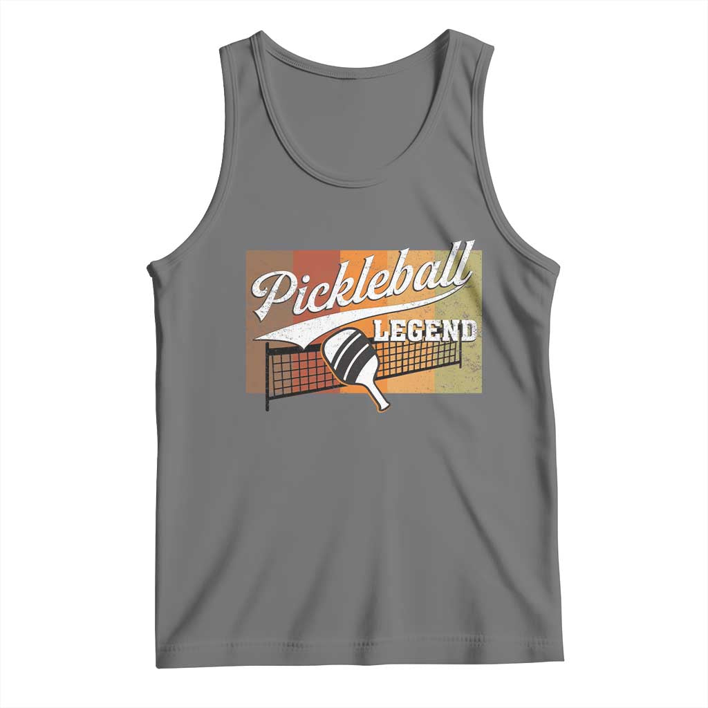 Funny Pickleball Legend Tank Top Pickleball Player Retro Sport Lover - Wonder Print Shop