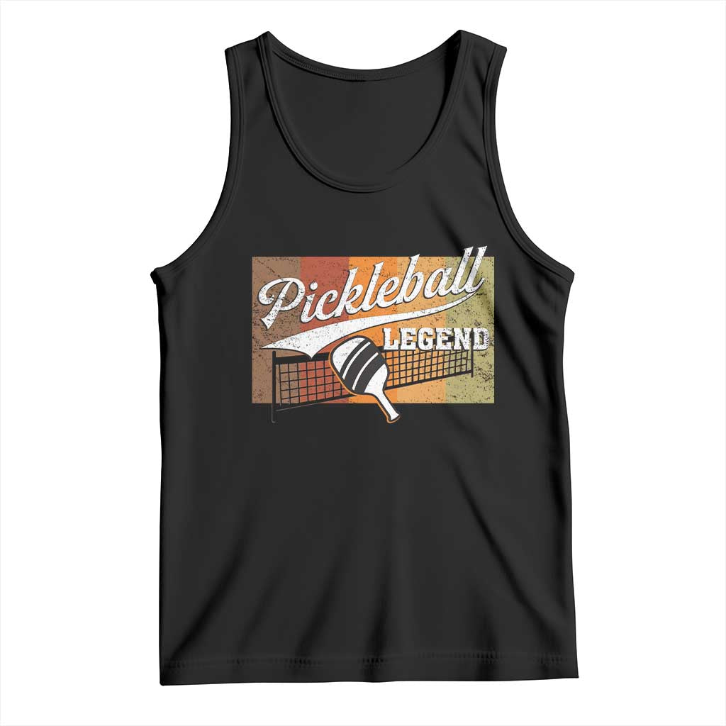 Funny Pickleball Legend Tank Top Pickleball Player Retro Sport Lover - Wonder Print Shop