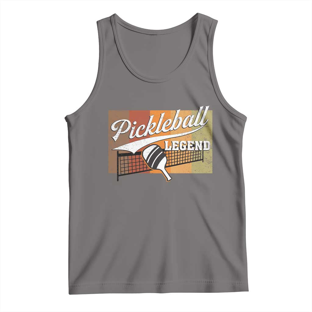 Funny Pickleball Legend Tank Top Pickleball Player Retro Sport Lover - Wonder Print Shop