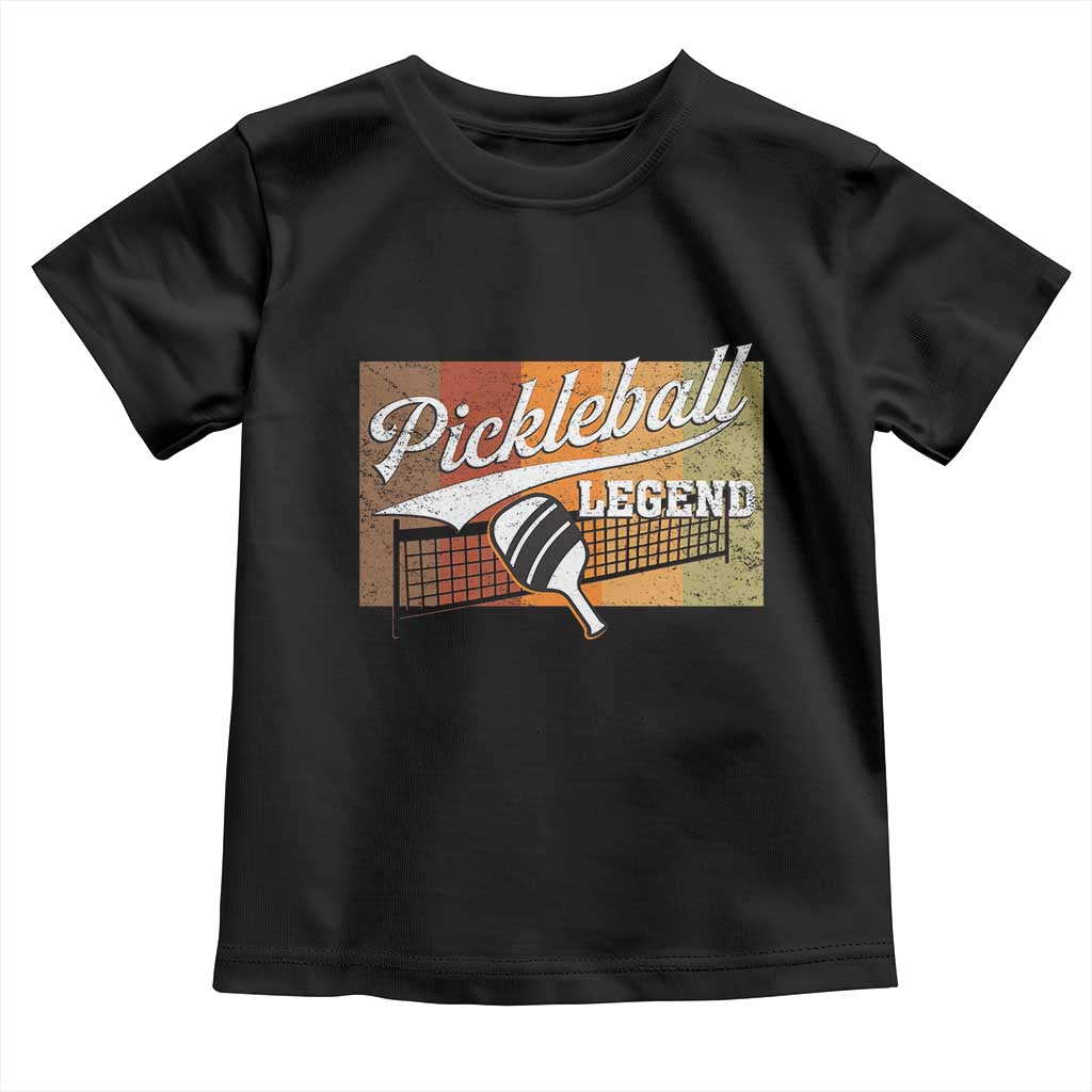 Funny Pickleball Legend Toddler T Shirt Pickleball Player Retro Sport Lover - Wonder Print Shop