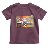 Funny Pickleball Legend Toddler T Shirt Pickleball Player Retro Sport Lover - Wonder Print Shop