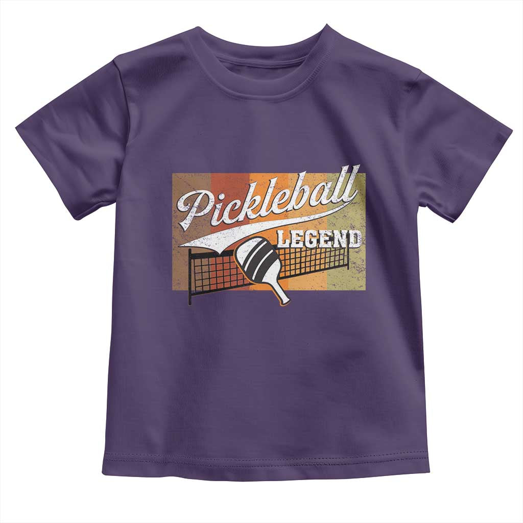 Funny Pickleball Legend Toddler T Shirt Pickleball Player Retro Sport Lover - Wonder Print Shop