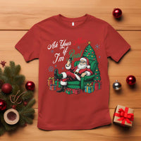 Funny Santa Ask Your Mom If I Am Real T Shirt Funny Dirty Xmas Inappropriate Adult Humor - Wonder Print Shop