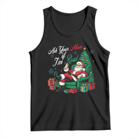 Funny Santa Ask Your Mom If I Am Real Tank Top Funny Dirty Xmas Inappropriate Adult Humor - Wonder Print Shop