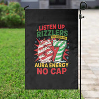 Funny Christmas 67 Meme Garden Flag Listen Up Rizzlers This Sigma Has 67 Aura Energy No Cap - Wonder Print Shop