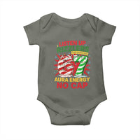 Funny Christmas 67 Meme Baby Onesie Listen Up Rizzlers This Sigma Has 67 Aura Energy No Cap - Wonder Print Shop