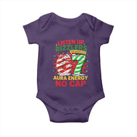 Funny Christmas 67 Meme Baby Onesie Listen Up Rizzlers This Sigma Has 67 Aura Energy No Cap - Wonder Print Shop