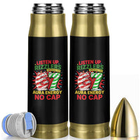 Funny Christmas 67 Meme Bullet Tumbler Listen Up Rizzlers This Sigma Has 67 Aura Energy No Cap - Wonder Print Shop